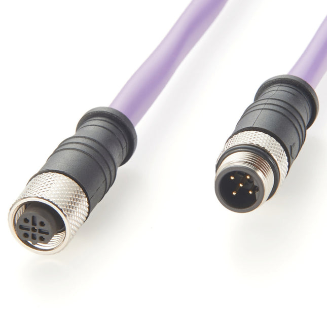 M12 Profibus Cable B Code 4 Pin Male to Female