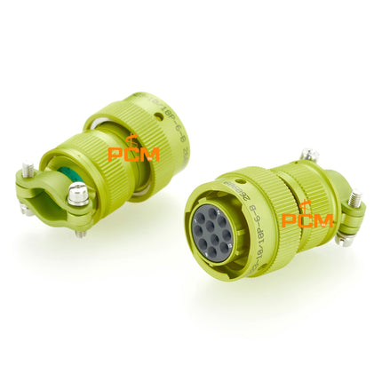 СНЦ23-10/18P-6-В СНЦ23 Series Connector ZH23-10/18P-6-В SNTs23-10/18R-6-V 10 Pin Female Plug Russian Mil Spec Connector