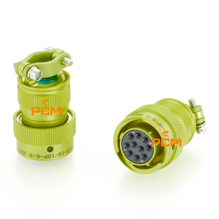 СНЦ23-10/18P-6-В СНЦ23 Series Connector ZH23-10/18P-6-В SNTs23-10/18R-6-V 10 Pin Female Plug Russian Mil Spec Connector