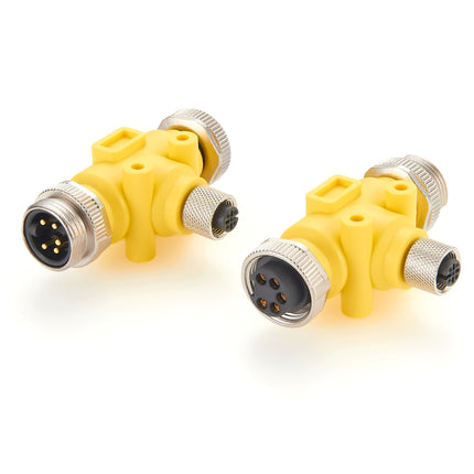 Devicenet Stecker DeviceNet 7/8″ to M12 T-Connector – Premier Cable