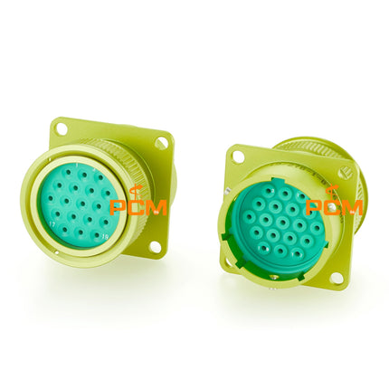ZH23-19/27B-1-B СНЦ23-19/27В-1-B SNTs23-19/27V-1-V Connector Shell Size 27 19 Pin Male Flange Mount Receptacle