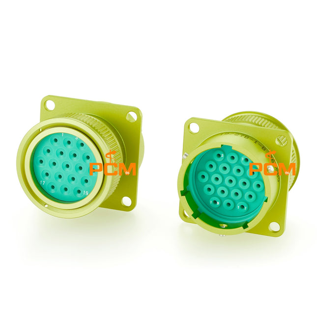ZH23-19/27B-1-B СНЦ23-19/27В-1-B SNTs23-19/27V-1-V Connector Shell Size 27 19 Pin Male Flange Mount Receptacle