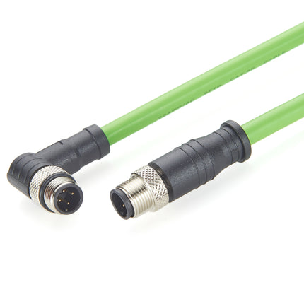 M12 Profinet Cable Male to Male Right Angle