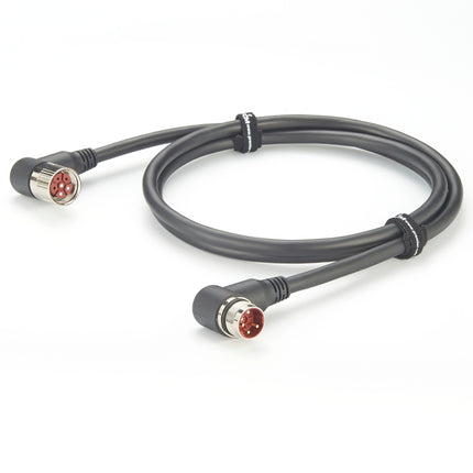 M23 Power Cable Right Angle