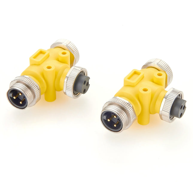3 Pin 7/8" Circular Connector T-Splitter
