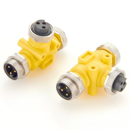 3 Pin 7/8" Circular Connector T-Splitter