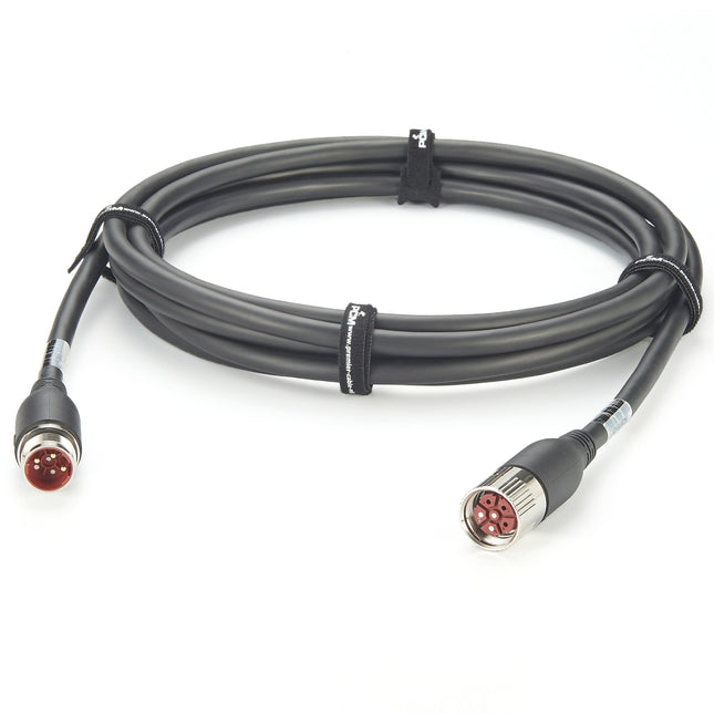 M23 Power Extension Cable 3 Pin