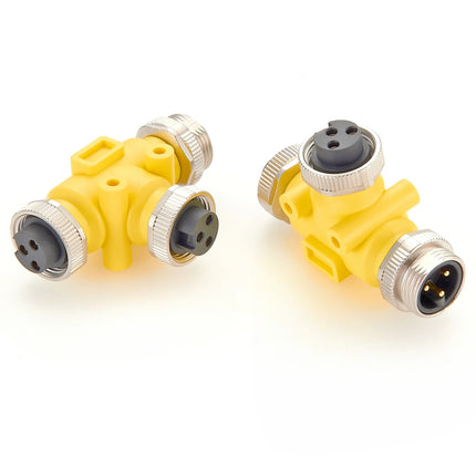 3 Pin 7/8" Circular Connector T-Splitter