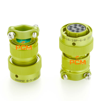СНЦ23-10/18P-6-В СНЦ23 Series Connector ZH23-10/18P-6-В SNTs23-10/18R-6-V 10 Pin Female Plug Russian Mil Spec Connector