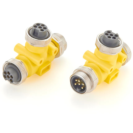 7/8"-16UN Tee Connector 6 Poles