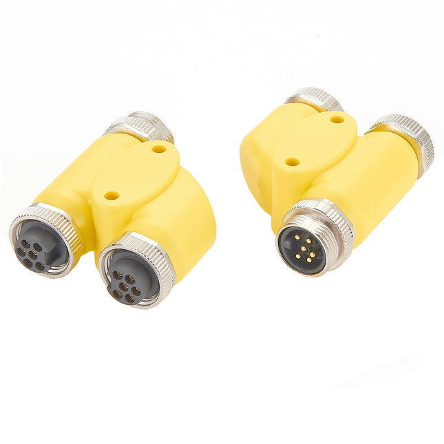 Mini-Change 7/8" Connector H-Splitter 6 Pin