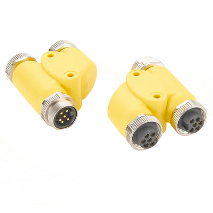 Mini-Change 7/8" Connector H-Splitter 6 Pin