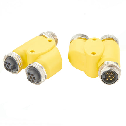 Mini-Change 7/8" Connector H-Splitter 6 Pin
