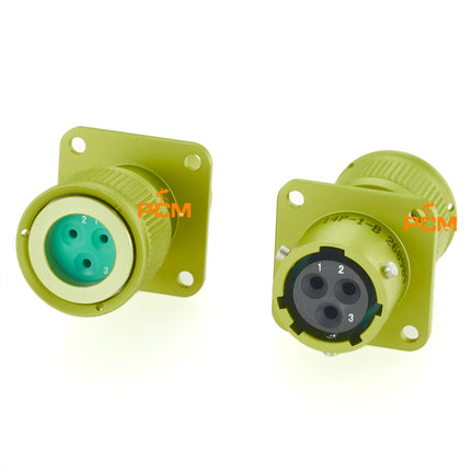 ZH23-3/14P-1-B Russian ZH23 Series Connector Shell Size 14 3 Pin Female Socket СНЦ23-3/14Р-1-В SNTs23-3/14R-1-V