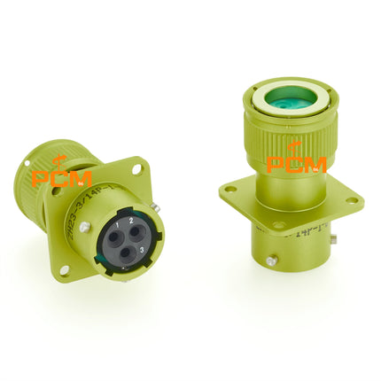 ZH23-3/14P-1-B Russian ZH23 Series Connector Shell Size 14 3 Pin Female Socket СНЦ23-3/14Р-1-В SNTs23-3/14R-1-V