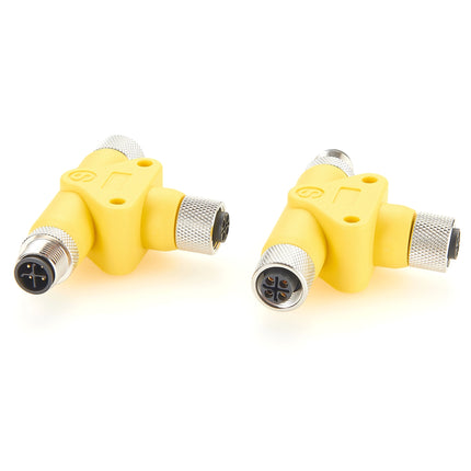 M12 Power T-Splitter S-Code