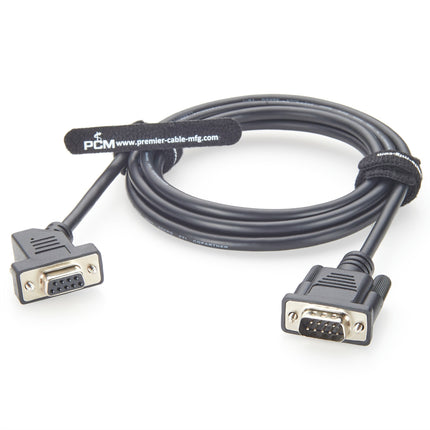 45 Degree Right Angled DB9 RS232 Serial Extension Cable