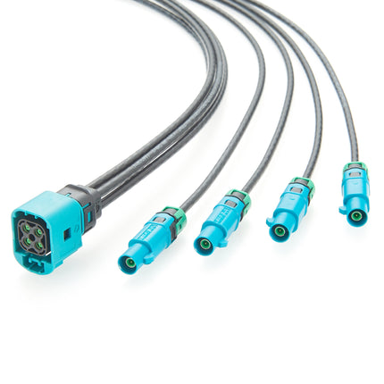 IP67 Waterproof TE MATE-AX to FAKRA Cable Assembly