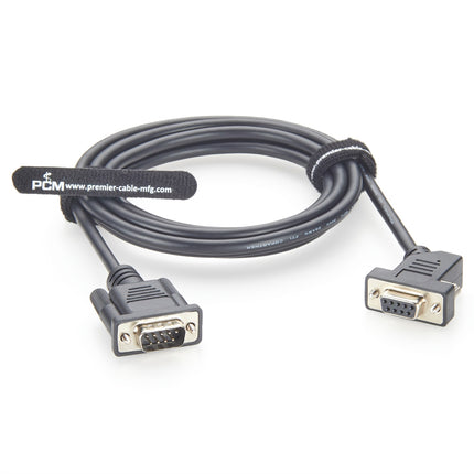 45 Degree Right Angled DB9 RS232 Serial Extension Cable