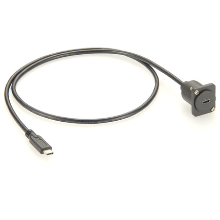 D-Type USB 3.1 Type-C Panel Mount Extension Cable