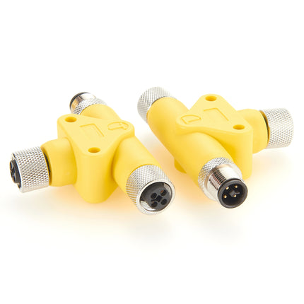 T-Coupler M12 Power Splitter T-Coded