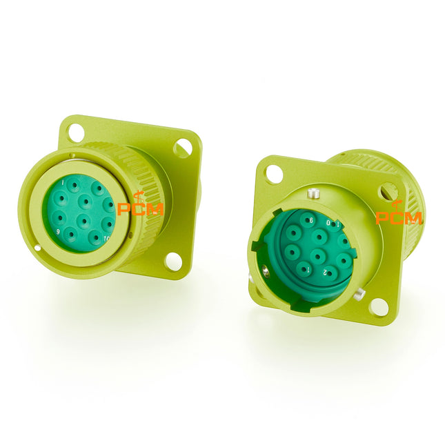 Russian ZH23 Series 10 Pin Male Panel Mount Connector ZH23-10/18B-1-B СНЦ23-10/18В-1-В SNTs23-10/18V-1-V