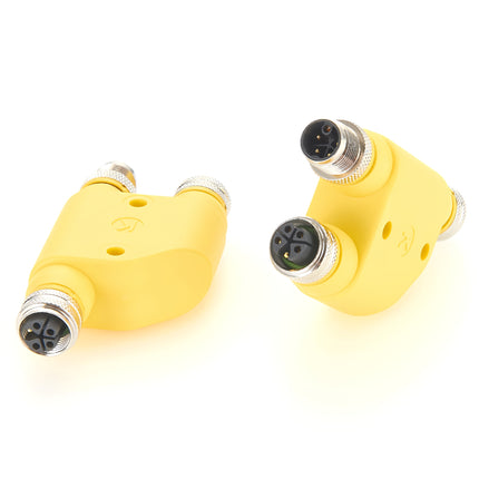 M12 Power H-Splitter K-Code