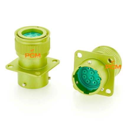Russian ZH23 Series 10 Pin Male Panel Mount Connector ZH23-10/18B-1-B СНЦ23-10/18В-1-В SNTs23-10/18V-1-V
