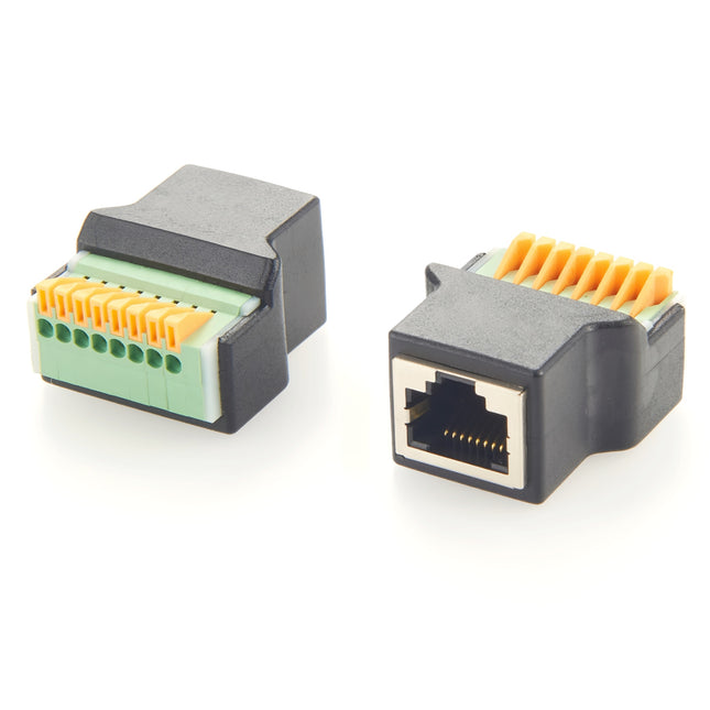 RJ45 Female Socket Push Terminal Block