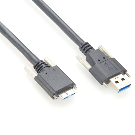 Screw Lock USB 3.0 Type A to Micro-B Machine Vision Cable