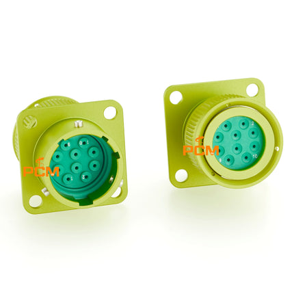Russian ZH23 Series 10 Pin Male Panel Mount Connector ZH23-10/18B-1-B СНЦ23-10/18В-1-В SNTs23-10/18V-1-V