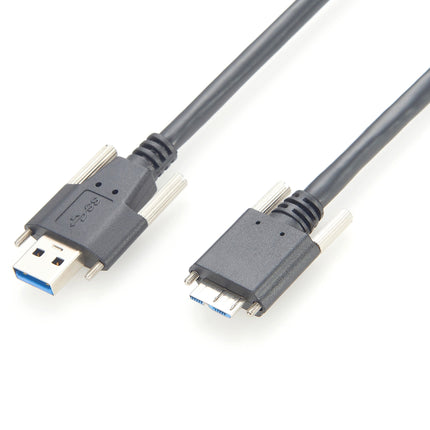 Screw Lock USB 3.0 Type A to Micro-B Machine Vision Cable
