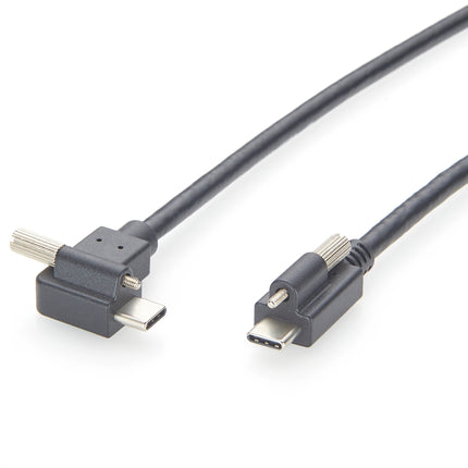 USB 3.1 Locking Cable Right Angle