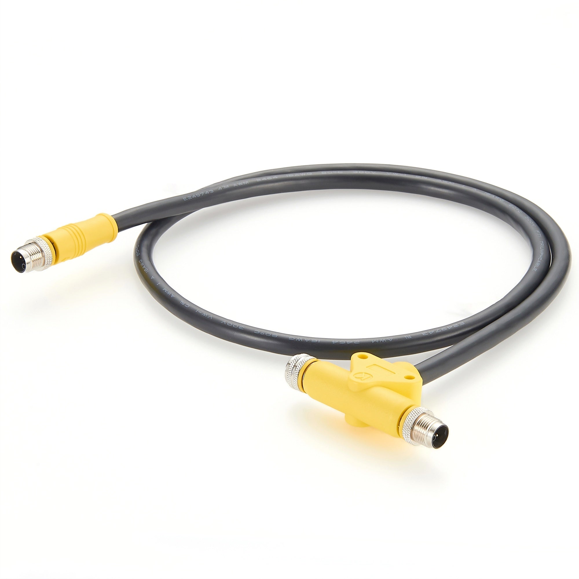 T Split Cable Rsa M12 Power K-Code T-Splitter Cable – Premier Cable