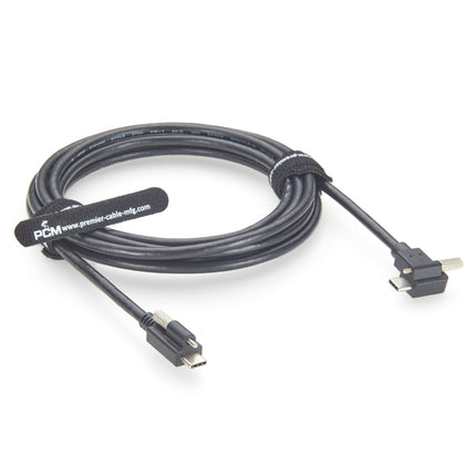 USB 3.1 Locking Cable Right Angle