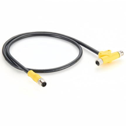 M12 4 Pin T-Code Power Splitter Cable