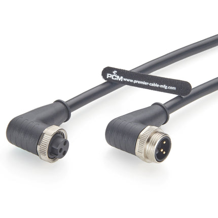 7/8" Circular Connector 3 Pin Right Angle Cable