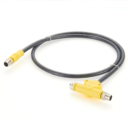 M12 M-Code T-Splitter Cable