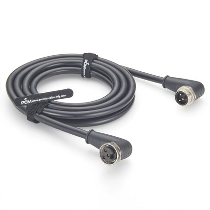 7/8" Circular Connector 3 Pin Right Angle Cable