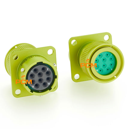ZH23-10/18P-1-B 10 Pin Female Socket Russian ZH23 Series Bayonet Electrical Connector СНЦ23-10/18P-1-В SNTs23-10/18R-1-V