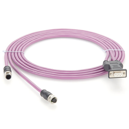 D-Sub 9 Pin to M12 A-Coded CANopen Bus Cable