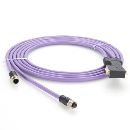 PROFIBUS-DP Cordset Right Angle DB9 to M12 B-Code