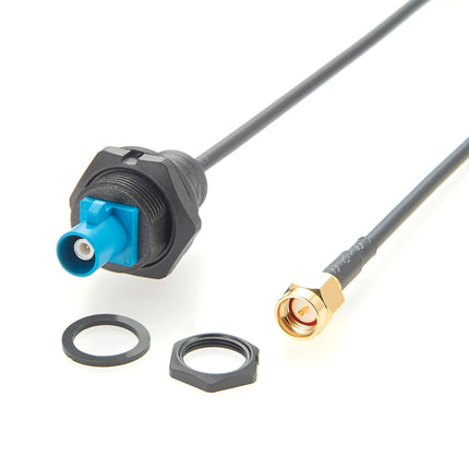 Panel Mount FAKRA to SMA RG174 Coaxial Cable