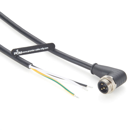 7/8" 3-Pin Male Right Angle Cable