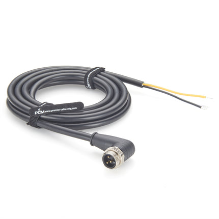 7/8" 3-Pin Male Right Angle Cable