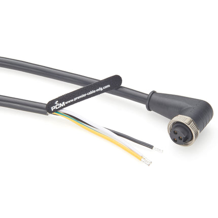 7/8" Female Right Angle Power Cable 3 Pin