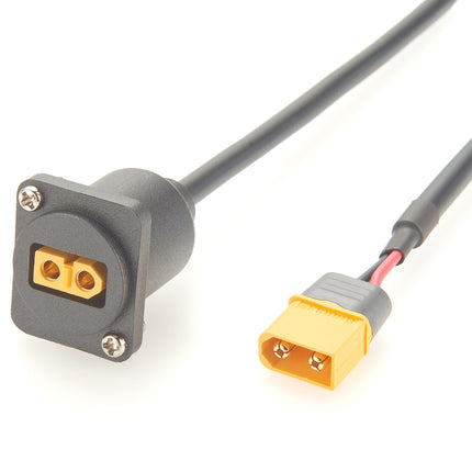 XT60 D-Type Panel Mount Extension Cable