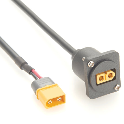 XT60 D-Type Panel Mount Extension Cable