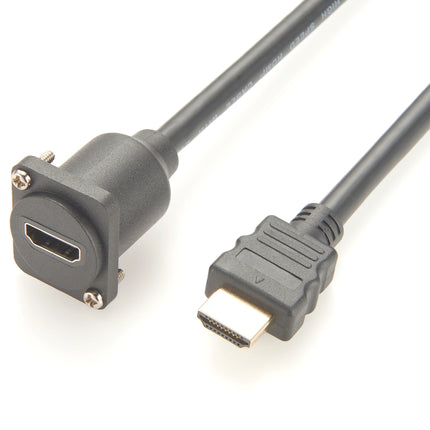 D-Type Panel Mount HDMI Extension Cable