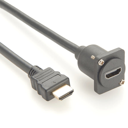 D-Type Panel Mount HDMI Extension Cable